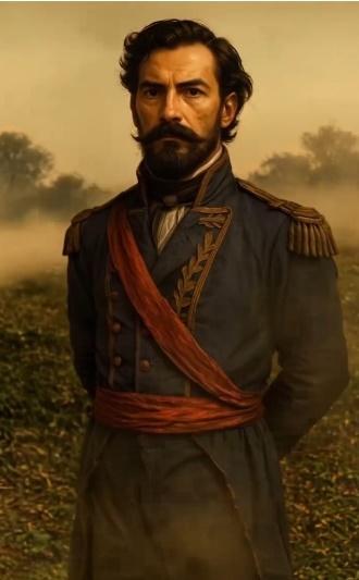 Retrato del prócer Fulgencio Yegros y Franco de Torres y Penayo